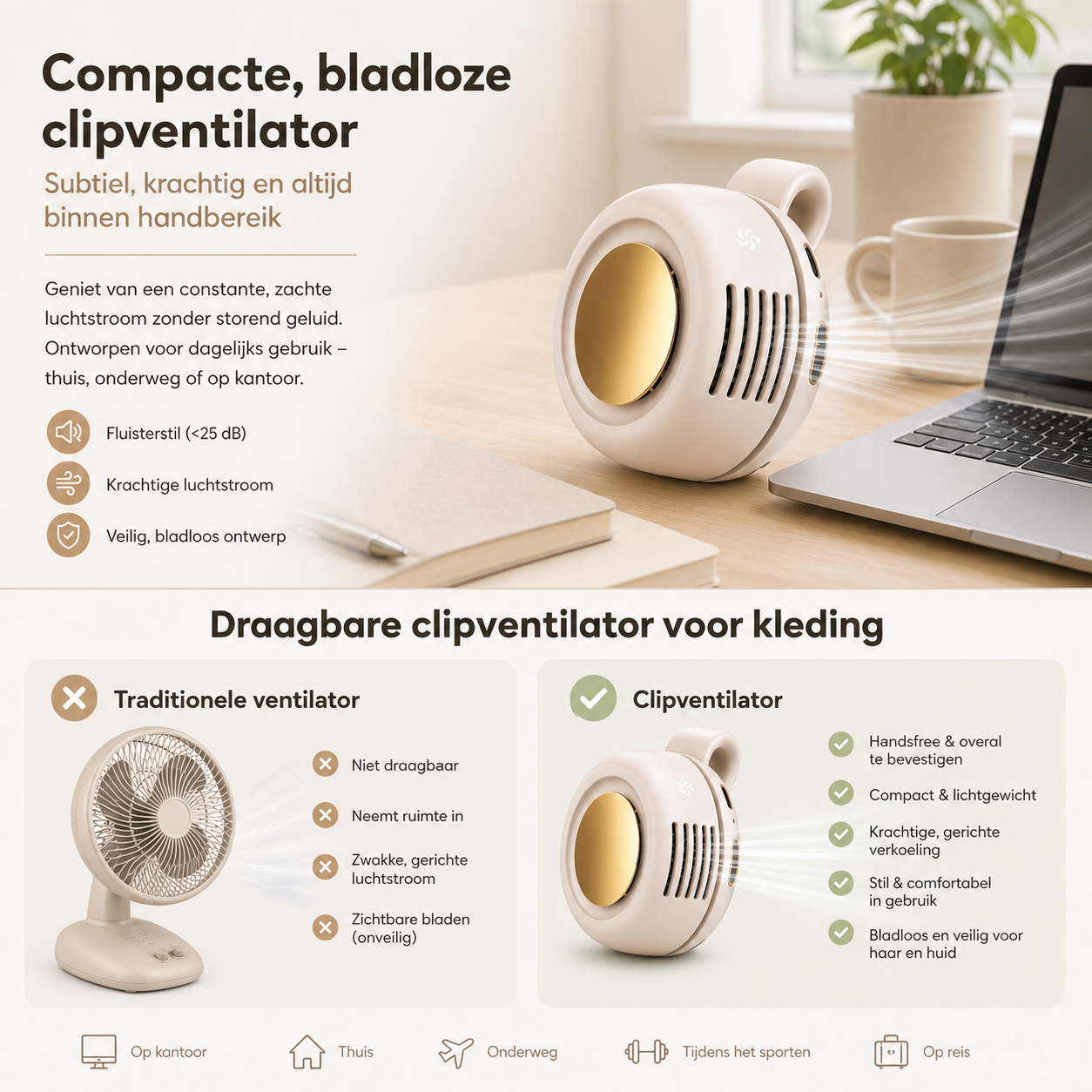 Elegante Clipventilator