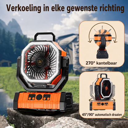 Robuuste Camping Ventilator
