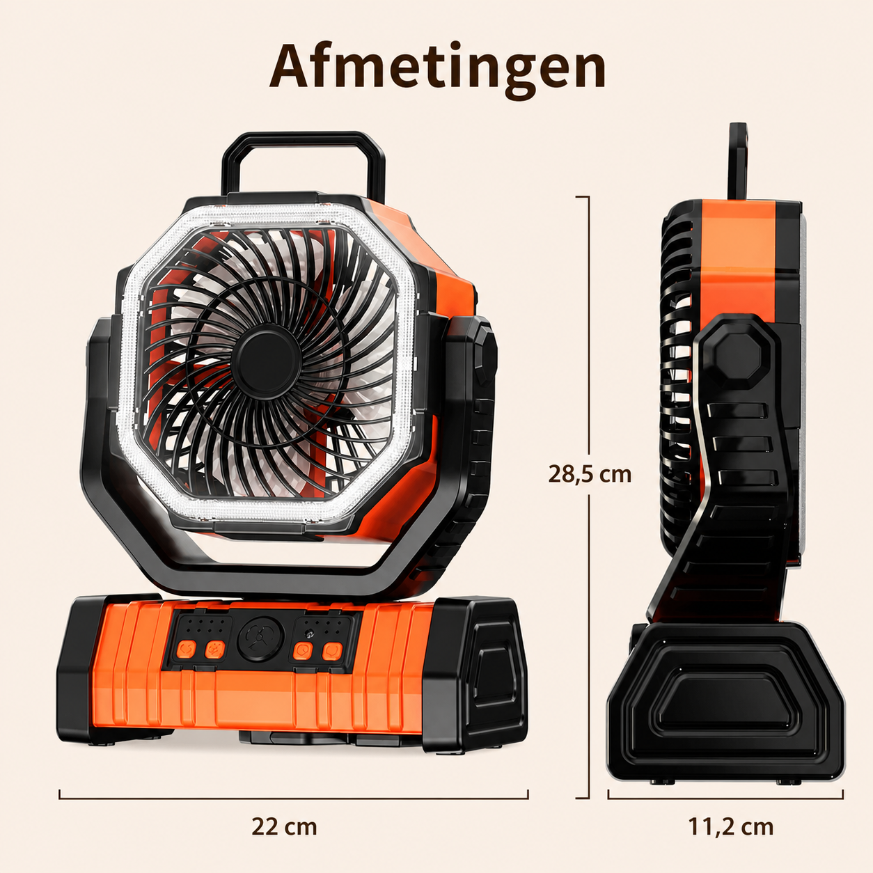Robuuste Camping Ventilator