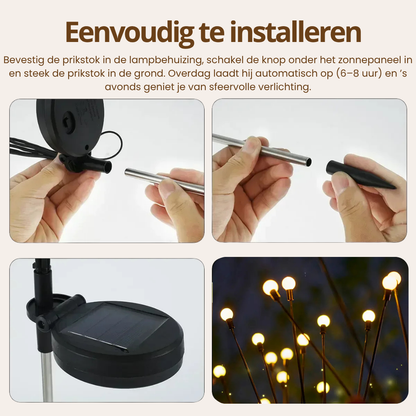 Solar Vuurvlieg Lampjes - 2 stuks