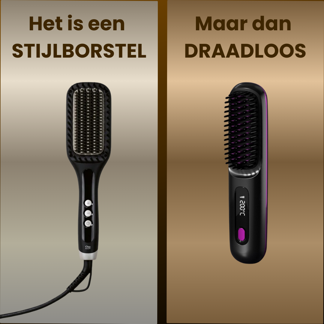 Draadloze stijlborstel - voor een verzorgde uitstraling