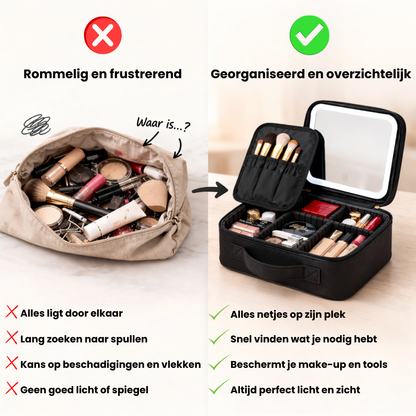 Make-up Organizer met LED Spiegel