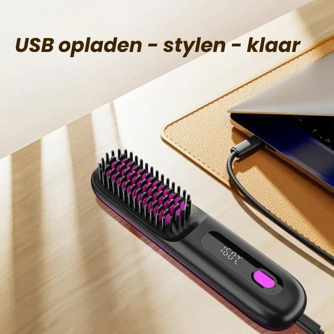 Draadloze stijlborstel - voor een verzorgde uitstraling