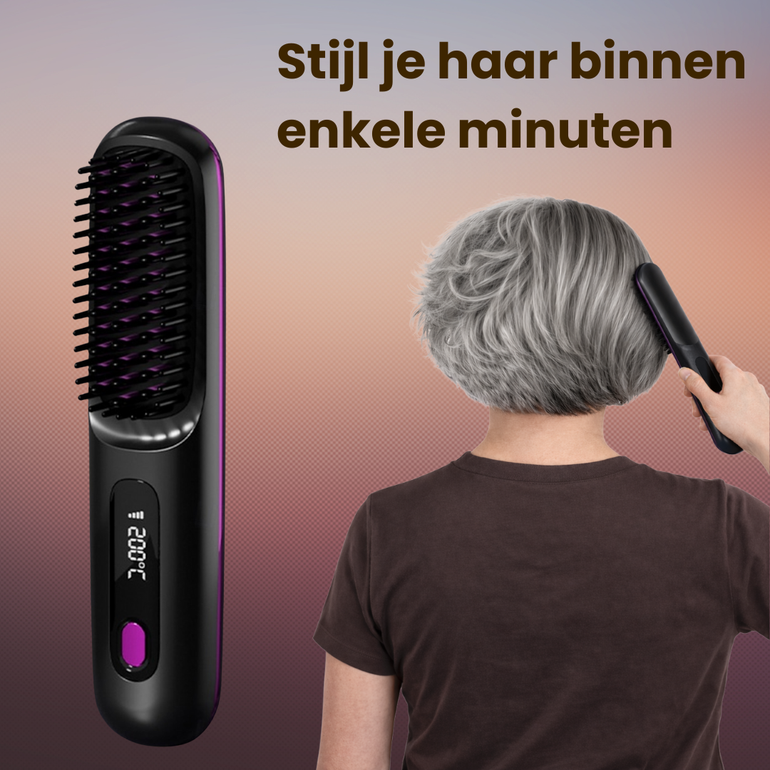 Draadloze stijlborstel - voor een verzorgde uitstraling