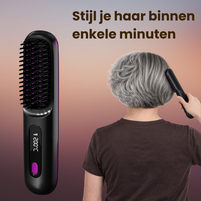 Draadloze stijlborstel - voor een verzorgde uitstraling