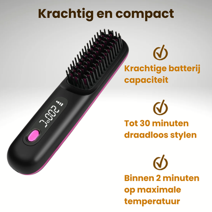Draadloze stijlborstel - voor een verzorgde uitstraling